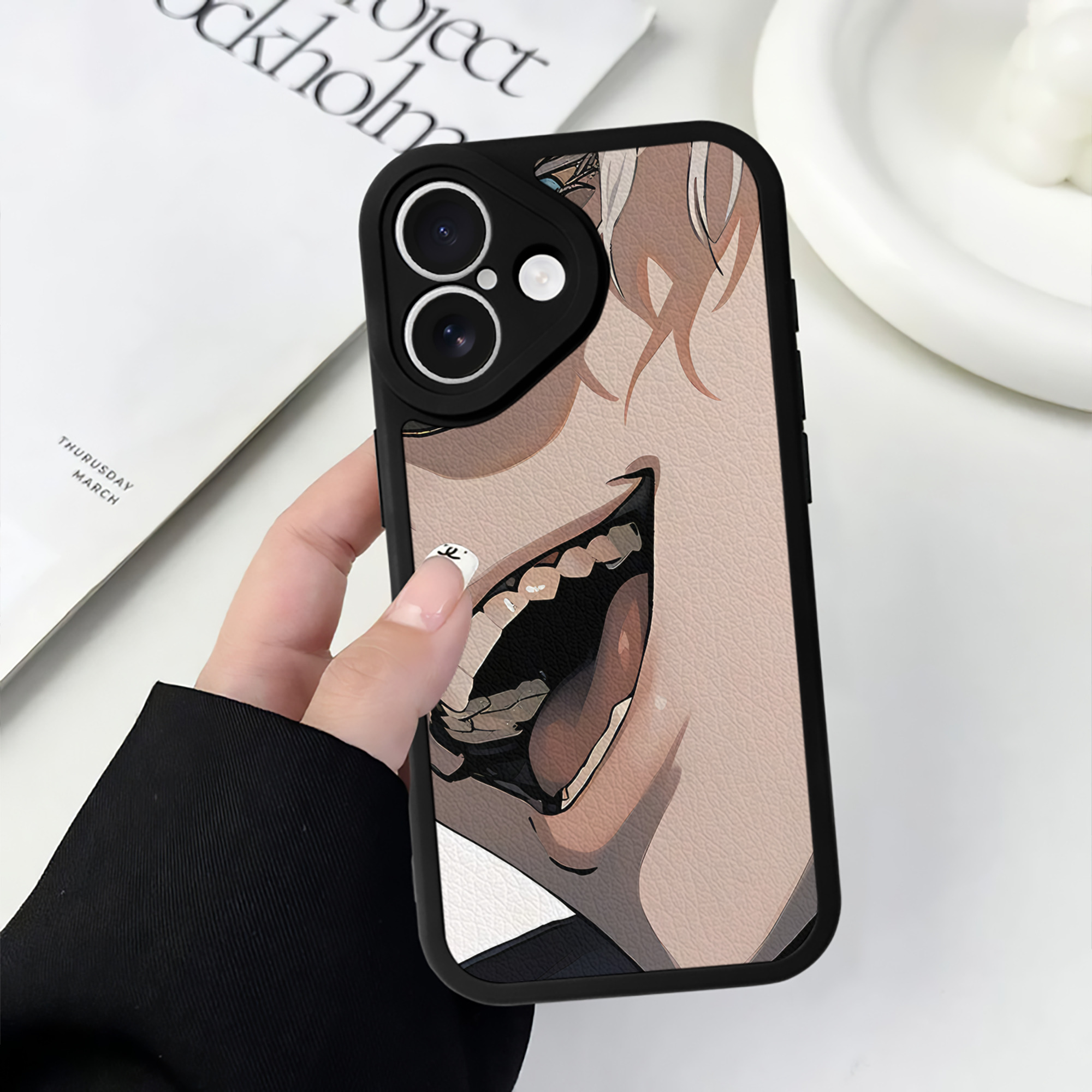 （画像用） SPY×FAMILY间谍家家酒 【iPhone 16シリーズ対応】シリコンスマホケース（レザー調） 材質：シリコン